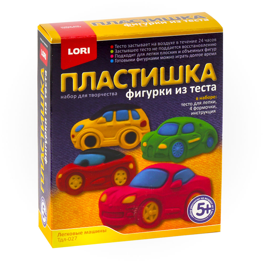 Тдл-027 Фигурки из теста Легковые машины купить на самой большой базе  игрушек в Воронеже за 86.70 руб., код 2490770